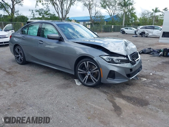 2023 BMW 3 Series 330i with VIN 3MW69FF00P8D61512, listed as a IAAI auction lot 41992509 with 15,809 mi miles and . Bid and sale history available at DreamBid. Image 1.
