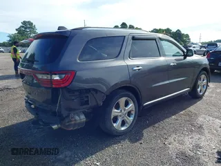 2015 Dodge Durango SXT with VIN 1C4RDHAG0FC771247, listed as a IAAI auction lot 42463389 with 171,668 mi miles and . Bid and sale history available at DreamBid. Image 4.