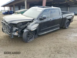 2025 Toyota Tundra Limited z VIN 5TFWA5EC2SX038217, wystawiony jako Copart lot #49080735 z przebiegiem 7 284 mil mil oraz Szkoda całkowita • Salvage title. Historia ofert i sprzedaży dostępna na DreamBid. Obrazek 1.
