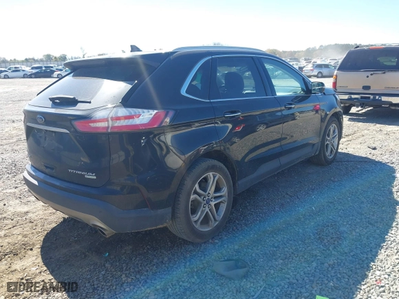 2019 Ford Edge Titanium with VIN 2FMPK3K99KBB53558, listed as a IAAI auction lot 41830328 with 95,480 mi miles. Bid and sale history available at carsss.com. Image 4.