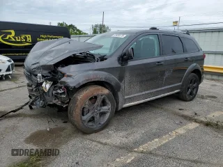 2018 Dodge Journey Crossroad with VIN 3C4PDCGG0JT504821, listed as a Copart auction lot 57626175 with Not provided miles and Salvage title. Bid and sale history available at DreamBid. Image 1.
