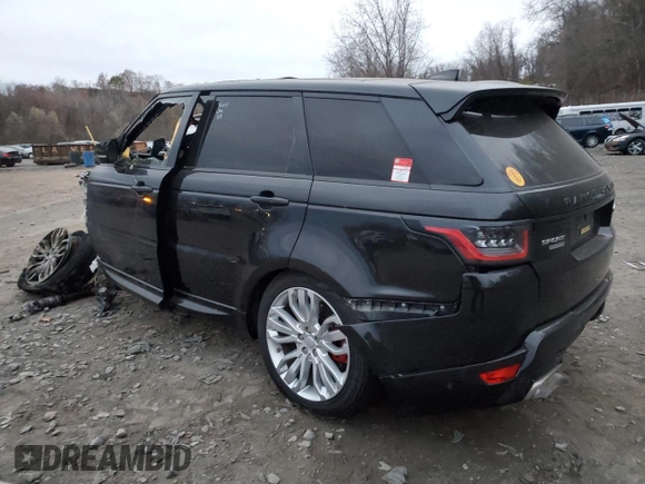2018 Land Rover Range Rover Sport with VIN SALWR2RE0JA182071, listed as a Copart auction lot 79404014 with Not Provided miles and Salvage Title. Bid and sale history available at carsss.com. Image 2.