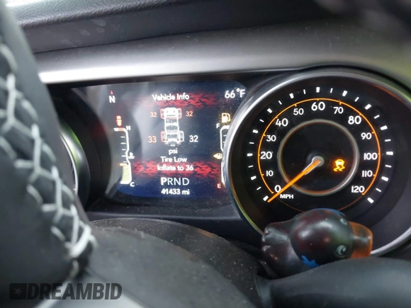 2021 Jeep Wrangler Sport S with VIN 1C4GJXAN8MW700480, listed as a IAAI auction lot 41149300 with 41,433 mi miles and . Bid and sale history available at DreamBid. Image 7.