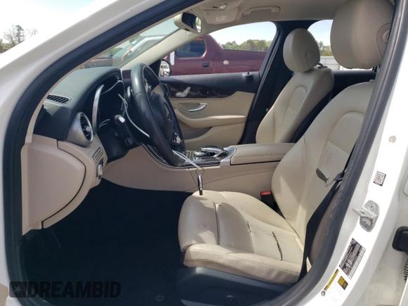 2016 Mercedes-Benz C 300 with VIN 55SWF4JB7GU123854, listed as a Copart auction lot 51406895 with 151,422 mi miles and Salvage Title. Bid and sale history available at carsss.com. Image 7.
