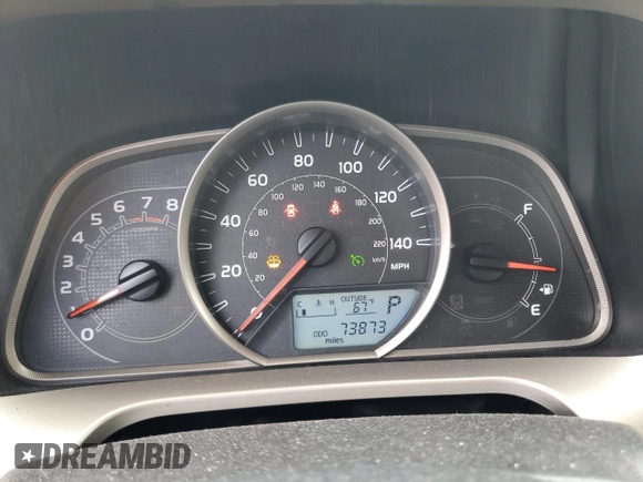 2015 Toyota RAV4 LE with VIN JTMBFREV4FJ029908, listed as a Copart auction lot 55443025 with 73,873 mi miles and Clean Title. Bid and sale history available at carsss.com. Image 9.