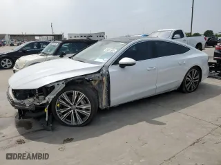 2019 Audi A7 Prestige with VIN WAUV2AF26KN132455, listed as a Copart auction lot 55681903 with 19,007 mi miles. Bid and sale history available at carsss.com. Image 1.