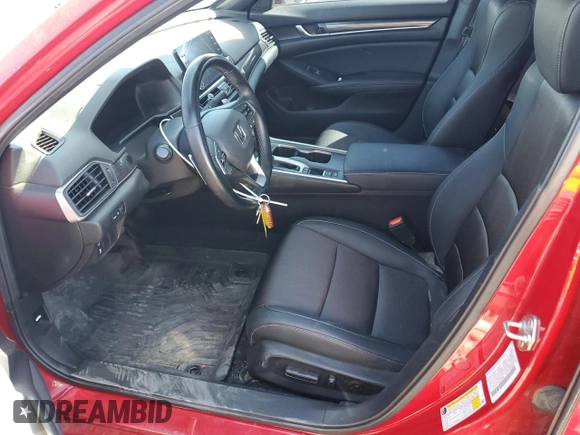 2019 Honda Accord Sedan Sport 1.5T with VIN 1HGCV1F36KA067769, listed as a Copart auction lot 48950575 with 56,988 mi miles and Salvage Title. Bid and sale history available at carsss.com. Image 7.