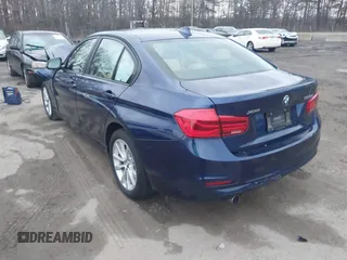 2018 BMW 3 Series 320i xDrive with VIN WBA8E5G58JNV02954, listed as a IAAI auction lot 41140422 with Not Provided miles. Bid and sale history available at carsss.com. Image 3.