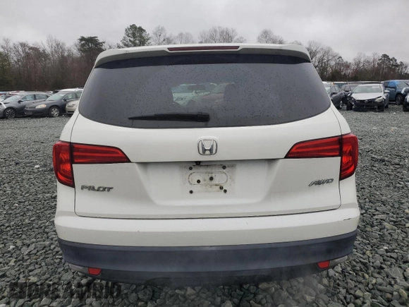 2016 Honda Pilot EX-L with VIN 5FNYF6H59GB054462, listed as a Copart auction lot 44717105 with 95,716 mi miles and Salvage Title. Bid and sale history available at carsss.com. Image 6.