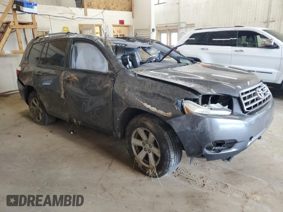 2010 Toyota Highlander with VIN 5TDBK3EH9AS006199, listed as a Copart auction lot 62794015 with Not provided miles and Salvage title. Bid and sale history available at DreamBid. Image 4.