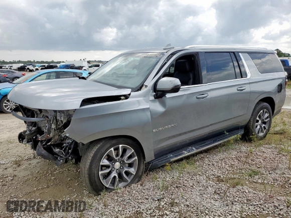2023 Chevrolet Suburban LT with VIN 1GNSCCKD5PR308814, listed as a Copart auction lot 61955315 with 33,659 mi miles and Salvage title. Bid and sale history available at DreamBid. Image 1.