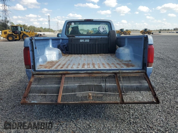 1996 Ford F-150 Special with VIN 1FTEF15Y8TNA10582, listed as a Copart auction lot 44380185 with 0 mi miles and Salvage Title. Bid and sale history available at carsss.com. Image 6.