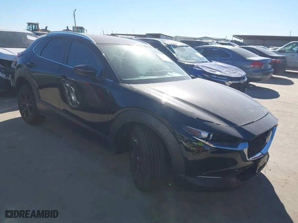 2025 Mazda CX-30 2.5 S Select Sport with VIN 3MVDMBBM0SM760087, listed as a IAAI auction lot 41263107 with 1,208 mi miles. Bid and sale history available at carsss.com. Image 1.