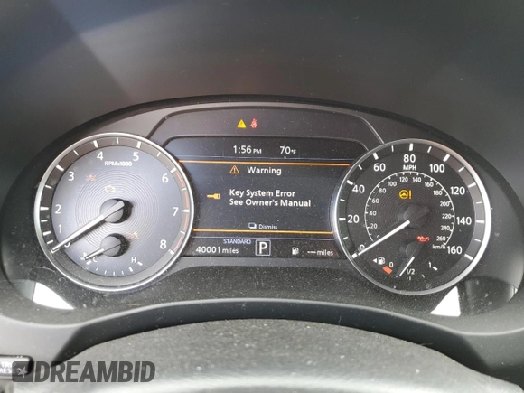 2020 Infiniti QX50 Luxe with VIN 3PCAJ5M38LF120752, listed as a Copart auction lot 52937595 with 40,001 mi miles and Salvage title. Bid and sale history available at DreamBid. Image 9.