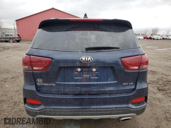 2020 Kia Sorento EX with VIN 5XYPHDA50LG659347, listed as a Copart auction lot 49669065 with 81,384 mi miles and Salvage Title. Bid and sale history available at DreamBid. Image 6.