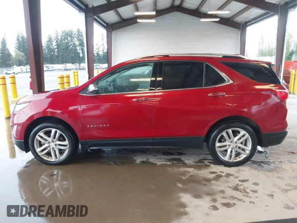 2019 Chevrolet Equinox Premier with VIN 2GNAXYEX8K6223490, listed as a IAAI auction lot 41979705 with 57,462 mi miles. Bid and sale history available at carsss.com. Image 14.