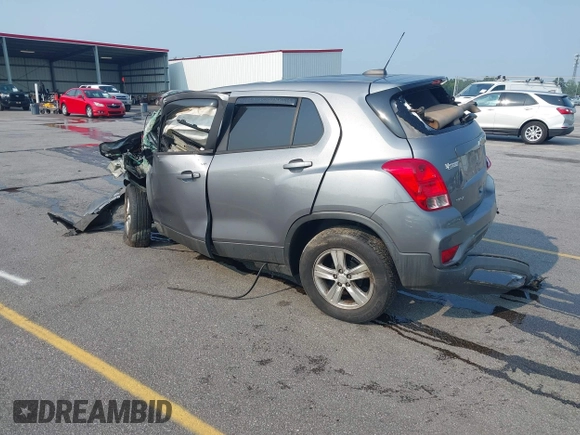 2020 Chevrolet Trax LS with VIN 3GNCJKSB4LL176021, listed as a IAAI auction lot 42367684 with 103,854 mi miles and . Bid and sale history available at DreamBid. Image 3.