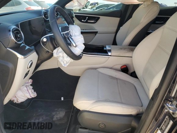 2023 Mercedes-Benz GLC with VIN W1NKM4GB4PU017391, listed as a Copart auction lot 83673174 with 27,495 mi miles and Salvage Title. Bid and sale history available at carsss.com. Image 7.