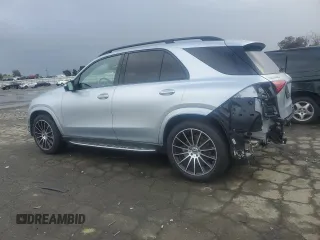 2023 Mercedes-Benz GLE 450 with VIN 4JGFB5KB2PA871580, listed as a Copart auction lot 44993365 with 18,013 mi miles and Salvage title. Bid and sale history available at DreamBid. Image 2.
