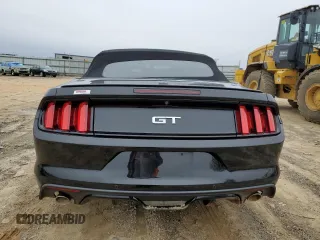 2015 Ford Mustang GT Premium with VIN 1FATP8FF6F5402223, listed as a Copart auction lot 44698185 with 47,078 mi miles and Salvage title. Bid and sale history available at DreamBid. Image 6.