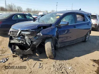 2022 Chevrolet Equinox LT with VIN 3GNAXUEV0NL223667, listed as a Copart auction lot 53632885 with Not provided miles and Non repairable. Bid and sale history available at DreamBid. Image 1.