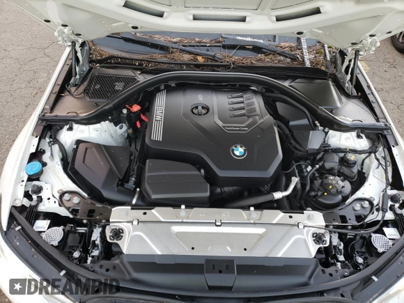2022 BMW 3 Series 330i xDrive with VIN 3MW5R7J06N8C49660, listed as a Copart auction lot 83515904 with 33,966 mi miles and Salvage Title. Bid and sale history available at carsss.com. Image 11.