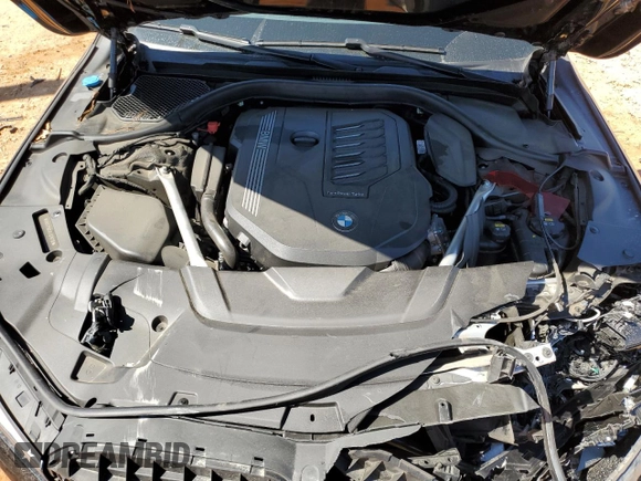 2020 BMW 7 Series 740i with VIN WBA7T2C07LCD79725, listed as a Copart auction lot 48498255 with 57,580 mi miles and Salvage title. Bid and sale history available at DreamBid. Image 13.