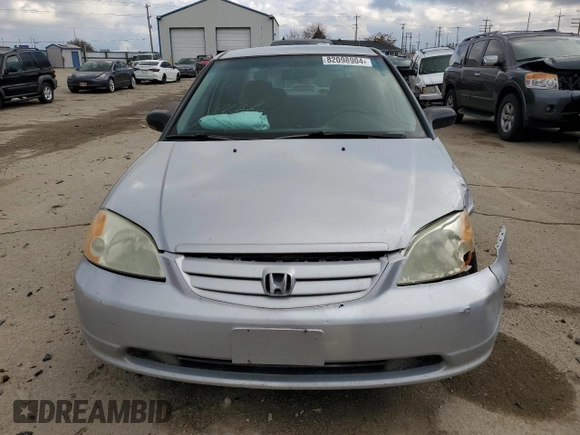 2002 Honda Civic z VIN 1HGES16152L011570, wystawiony jako Copart lot #82098904 z przebiegiem 226 050 mil mil oraz Szkoda całkowita • Salvage title. Historia ofert i sprzedaży dostępna na DreamBid. Obrazek 5.