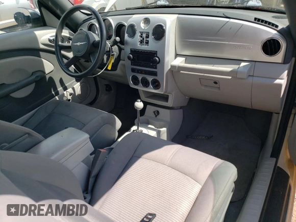 2008 Chrysler PT Cruiser with VIN 3C3HY55X08T123377, listed as a Copart auction lot 68232804 with 58,175 mi miles and Salvage Title. Bid and sale history available at DreamBid. Image 8.