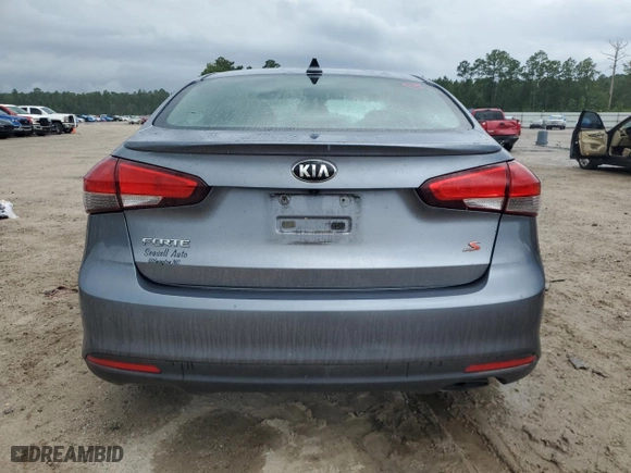 2017 Kia Forte S with VIN 3KPFL4A73HE121502, listed as a Copart auction lot 64653484 with NaN miles and Salvage Title. Bid and sale history available at carsss.com. Image 6.