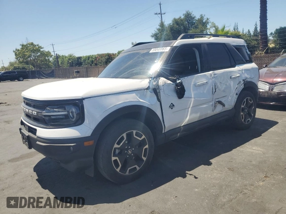 2023 Ford Bronco Sport Outer Banks with VIN 3FMCR9C66PRE30547, listed as a Copart auction lot 59049965 with 28,655 mi miles and Salvage title. Bid and sale history available at DreamBid. Image 1.