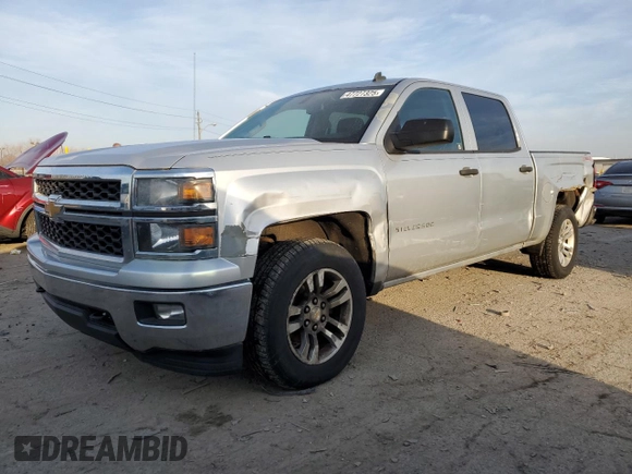 2014 Chevrolet Silverado 1500 LT with VIN 3GCUKREC4EG111740, listed as a Copart auction lot 47727325 with 163,974 mi miles and Clean Title. Bid and sale history available at DreamBid. Image 1.