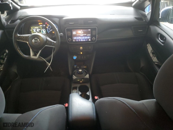 2020 Nissan LEAF SV with VIN 1N4AZ1CP5LC308475, listed as a Copart auction lot 85237054 with 21,399 mi miles and Salvage Title. Bid and sale history available at carsss.com. Image 8.