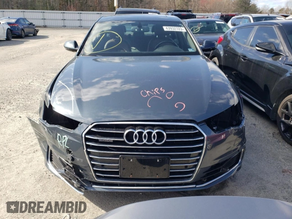 2016 Audi A6 2.0T Premium Plus with VIN WAUGFAFC2GN044967, listed as a Copart auction lot 43932723 with 57,871 mi miles. Bid and sale history available at carsss.com. Image 5.