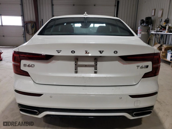 2020 Volvo S60 R-Design with VIN 7JRA22TM4LG073071, listed as a Copart auction lot 49549104 with 42,702 mi miles. Bid and sale history available at carsss.com. Image 6.