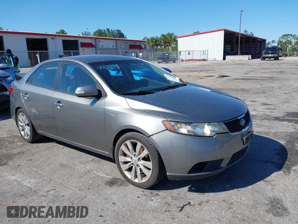 2010 Kia Forte SX with VIN KNAFW4A30A5312314, listed as a IAAI auction lot 41731007 with 169,466 mi miles. Bid and sale history available at carsss.com. Image 1.