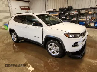 2023 Jeep Compass Latitude with VIN 3C4NJDBNXPT561810, listed as a Copart auction lot 64895215 with 59,166 mi miles and Clean title. Bid and sale history available at DreamBid. Image 4.