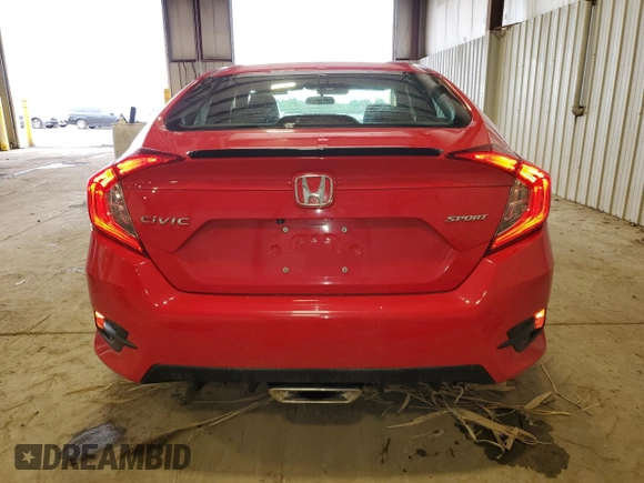2019 Honda Civic Sport with VIN 2HGFC2F84KH550926, listed as a Copart auction lot 49224605 with 109,348 mi miles and Salvage Title. Bid and sale history available at DreamBid. Image 6.