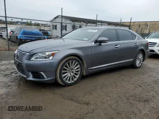 2014 Lexus LS 460 L with VIN JTHDL5EF9E5006987, listed as a Copart auction lot 44515875 with 130,618 mi miles and Salvage title. Bid and sale history available at DreamBid. Image 1.