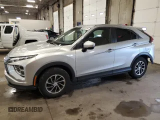 2024 Mitsubishi Eclipse Cross ES z VIN JA4ATUAA9RZ006697, wystawiony jako Copart lot #58015175 z przebiegiem 44 910 mil mil oraz Szkoda całkowita • Salvage title. Historia ofert i sprzedaży dostępna na DreamBid. Obrazek 1.