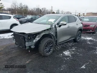 2025 Lexus NX 350h Premium with VIN 2T2GKCEZ0SC034395, listed as a IAAI auction lot 41465566 with 3,537 mi miles and . Bid and sale history available at DreamBid. Image 2.