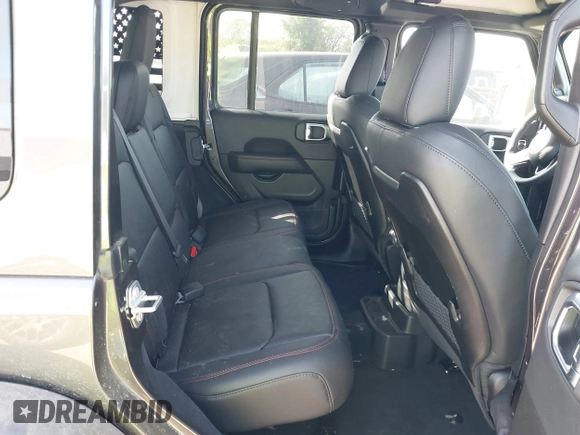 2025 Jeep Wrangler Rubicon with VIN 1C4PJXFNXSW532895, listed as a IAAI auction lot 42694548 with 1,886 mi miles and . Bid and sale history available at DreamBid. Image 8.