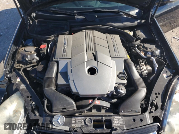 2006 Mercedes-Benz SLK-Class 5.5L AMG with VIN WDBWK73F86F086174, listed as a Copart auction lot 80097784 with 98,352 mi miles and Salvage Title. Bid and sale history available at carsss.com. Image 12.