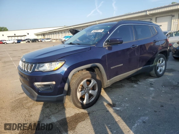 2018 Jeep Compass Latitude z VIN 3C4NJCBB5JT186724, wystawiony jako Copart lot #62260775 z przebiegiem 178 011 mil mil oraz Czysty tytuł • Clean title. Historia ofert i sprzedaży dostępna na DreamBid. Obrazek 1.