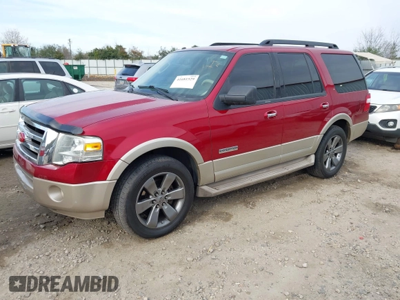 2008 Ford Expedition Eddie Bauer with VIN 1FMFU17588LA48826, listed as a IAAI auction lot 41681529 with 269,766 mi miles and . Bid and sale history available at DreamBid. Image 2.