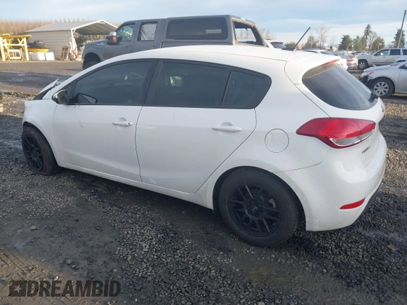 2018 Kia Forte5 LX with VIN KNAFK5A85J5772713, listed as a IAAI auction lot 41147063 with 119,726 mi miles. Bid and sale history available at carsss.com. Image 3.