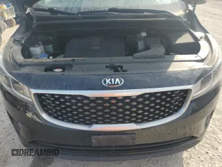 2017 Kia Sedona LX with VIN KNDMB5C16H6306898, listed as a Copart auction lot 71790784 with 51,508 mi miles and Salvage Title. Bid and sale history available at carsss.com. Image 12.