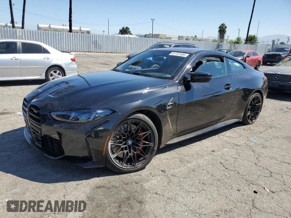 2025 BMW M4 Competition xDrive with VIN WBS33HK09SCS26841, listed as a Copart auction lot 67757404 with 0 mi miles and Salvage Title. Bid and sale history available at carsss.com. Image 1.