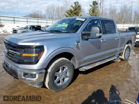 2024 Ford F-150 XLT with VIN 1FTFW3LDXRFB11674, listed as a Copart auction lot 46030915 with 6,225 mi miles and Clean Title. Bid and sale history available at carsss.com. Image 1.