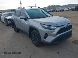 2023 Toyota RAV4 Hybrid XLE Premium with VIN 4T3B6RFV3PU116278, listed as a IAAI auction lot 41674425 with 16,246 mi miles. Bid and sale history available at carsss.com. Image 1.